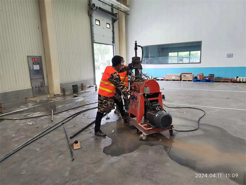 福绵厂房地面下沉塌陷注浆加固施工